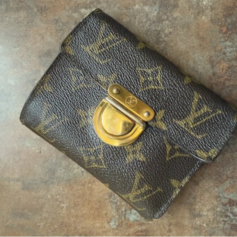 Louis Vuitton Brown Textured Wallet